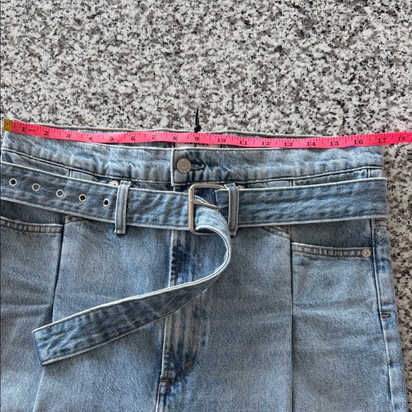 Agolde Reworked 90's Jeans Paperbag High Waisted Belted Revival Sz 27 - Picture 9 of 15